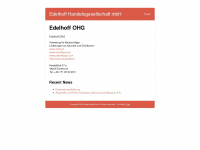 edelhoff.net Webseite Vorschau