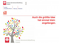 caritas-gemeinschaftsstiftung-krefeld.de Webseite Vorschau