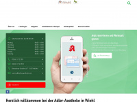 adlerapotheke.net Webseite Vorschau