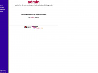 admin.de Webseite Vorschau