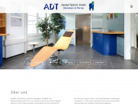 adt-dentaltechnik.de Webseite Vorschau