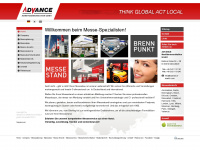 advance-markt.de Webseite Vorschau