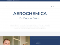 aerochemica.de Webseite Vorschau