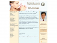 forum-plastische-chirurgie.de Webseite Vorschau