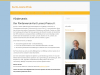 kurt-lorenz-preis.de Webseite Vorschau