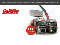 a-gerwin-spedition.de Webseite Vorschau