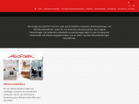 agoform.de Webseite Vorschau