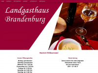 landgasthaus-brandenburg.de Webseite Vorschau