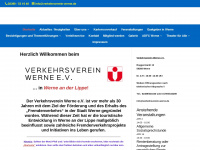 verkehrsverein-werne.de Webseite Vorschau