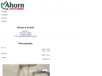 ahorn-apotheke-bonn.de Webseite Vorschau