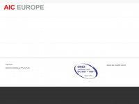 aic-europe.com Webseite Vorschau