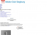 aikido-club-siegburg.de Webseite Vorschau
