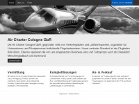 aircharter-cologne.de Webseite Vorschau