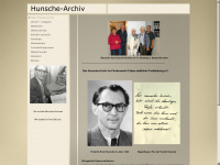 hunsche-archiv.de Webseite Vorschau