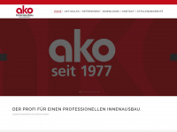 ako-innenausbau.de Webseite Vorschau