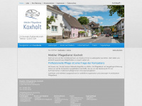 pflegedienst-koxholt.de Webseite Vorschau