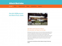 alisch-betriebe.de Webseite Vorschau