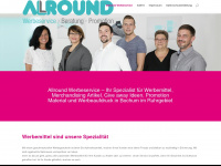 allround-werbeservice.de Webseite Vorschau