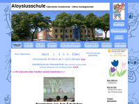 aloysiusschule.de Webseite Vorschau