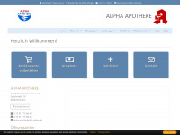 alpha-apotheke.de Webseite Vorschau
