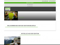 alpenverein-bielefeld.de Webseite Vorschau
