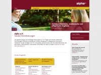 alphaev.de Webseite Vorschau