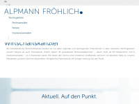 alpmann-froehlich.de Webseite Vorschau