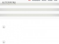 altenburg-gmbh.de Webseite Vorschau