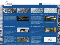 althaus-drahtformtechnik.de Webseite Vorschau