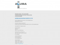 aluba.de Webseite Vorschau