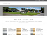 aluminium-krueger.de Webseite Vorschau