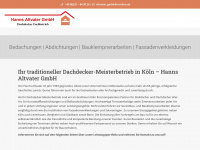 altvater-dachdeckerbetrieb.de Webseite Vorschau