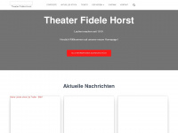theater-fidele-horst.de Webseite Vorschau