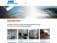 amb-metallbau.de Webseite Vorschau