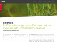 ambrosia-fm.de Webseite Vorschau