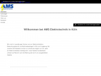 ams-elektrotechnik.de Webseite Vorschau