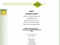 andi-berning-wesel.de Webseite Vorschau