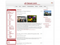 uli-beyer.com Webseite Vorschau