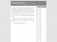 annaberger-annalen.de Webseite Vorschau