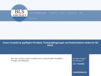 blsair.de Webseite Vorschau