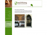 tischlerei-muething.de Webseite Vorschau