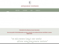 antiquariat-lohmann.de Webseite Vorschau