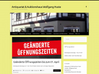 antiquariat-huste.de Webseite Vorschau
