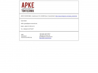 apke-tontechnik.de Webseite Vorschau