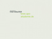 apo-akademie.de Webseite Vorschau