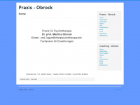 praxis-obrock.de Webseite Vorschau