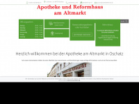 apotheke-am-altmarkt.de Webseite Vorschau