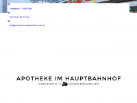 apotheke-im-hauptbahnhof-koeln.de Webseite Vorschau