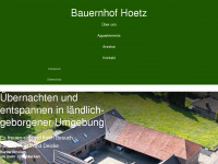appartement-hoetz.de Webseite Vorschau
