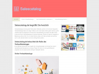 salescatalog.de Webseite Vorschau